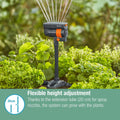 Gardena Micro Irrigation Oscillating Sprinkler OS 90 - 1 to 90 m² - Black - Adjustable Range - SuperSaverAU - view 4
