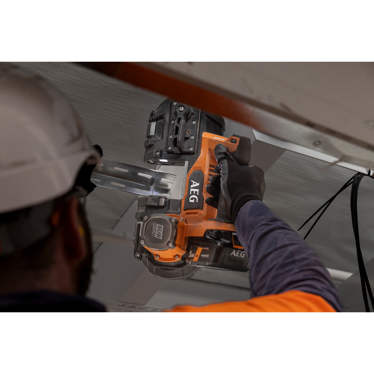 AEG 18V Sub Compact Brushless Band Saw - 63mm - Lightweight - Tool-Free Blade Change - SuperSaverAU - view 4