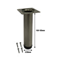 Adoored Furniture Leg - 30 x 150mm - Steel - Brushed Nickel - SuperSaverAU - view 3