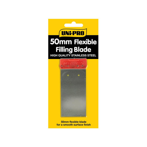 Uni Pro Flexible Filling Blade 50mm Steel Smooth Surface Finish - SuperSaverAU - view 1