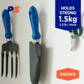 Permastik Large Cosmo Wire Hooks - 4 Pack - Plastic - Removable Adhesive - SuperSaverAU - view 2