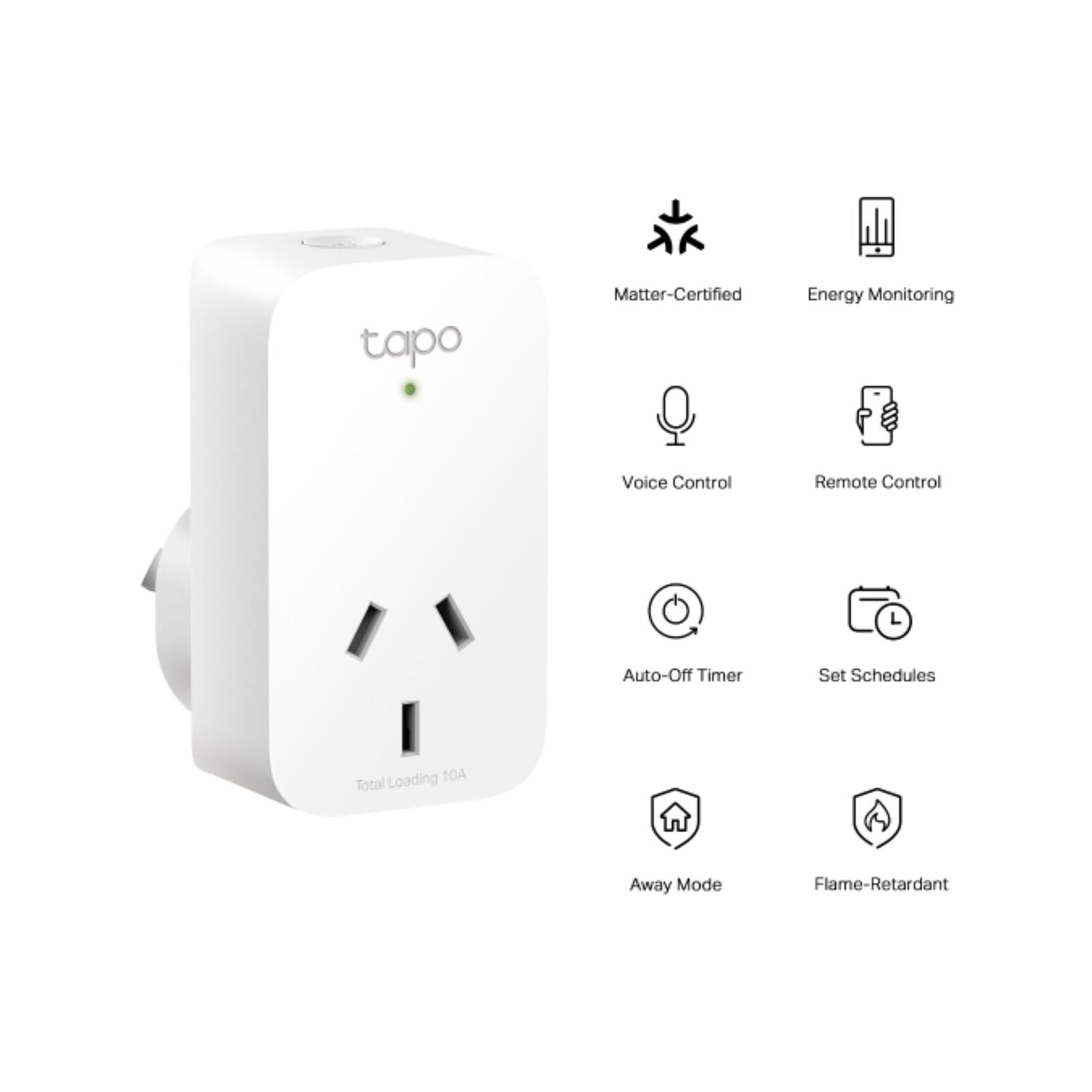TP-Link Tapo Matter Compatible Energy Monitoring Smart Plug P110M