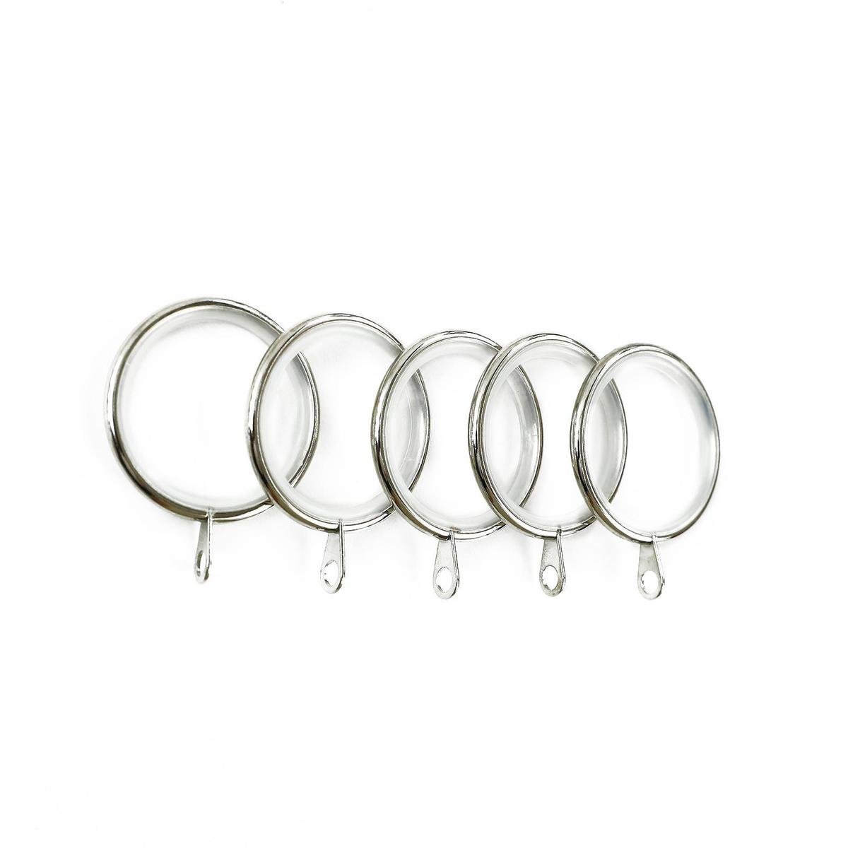 Windoware 35mm Satin Curtain Rod Rings - 5 Pack - Nylon - Non-Scratch - SuperSaverAU - view 1
