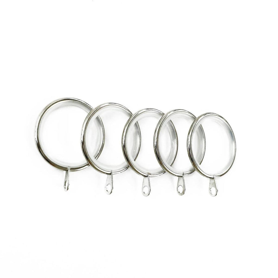 Windoware 35mm Satin Curtain Rod Rings - 5 Pack - Nylon - Non-Scratch - SuperSaverAU - view 1