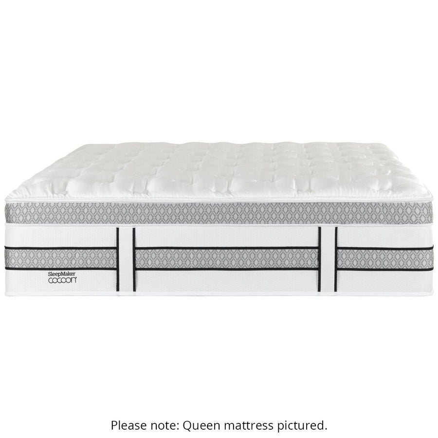 SleepMaker Eleanor Plush Long Single Mattress - Cloud Top - SensorZone LP Core Spring - L99165TM
