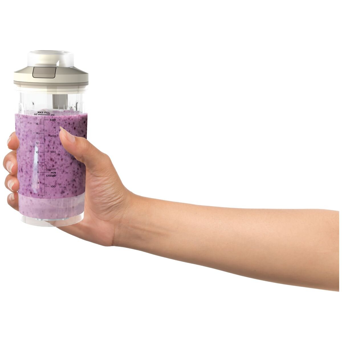 Ninja Blast Max Portable Blender 650ml - Ivory Cream - Cordless Auto IQ Programs - BC251IV