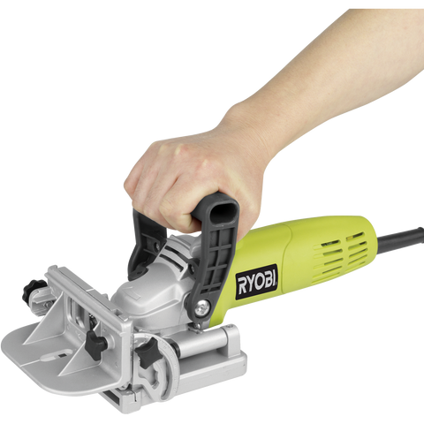 Ryobi 600W Corded Biscuit Joiner, Adjustable Fence, EBJ900RG