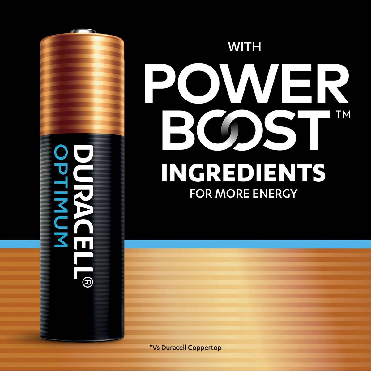 Duracell AA Optimum Batteries - 4 Pack - 1.5V - Alkaline - Copper/Black - High-Drain Performance - SuperSaverAU - view 3