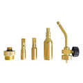 Handyman Burner Kit 5 Piece - Multi-Fuel Torch Set - Adjustable Flame Control - 45mm x 190mm x 80mm - SuperSaverAU - view 1