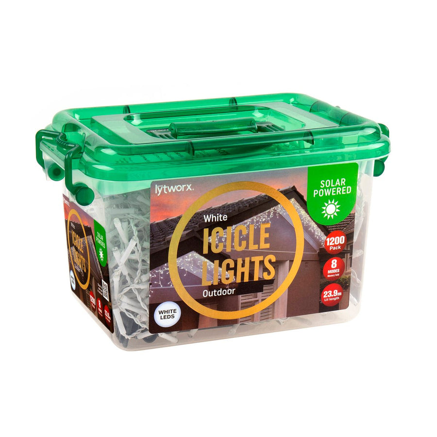 Lytworx Solar Icicle Lights - 1200 Pack - Copper - Outdoor Use - SuperSaverAU - view 1