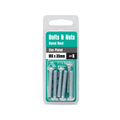 Pinnacle M6 x 35mm Zinc Plated Round Head Bolts and Nuts 6 Pack - SuperSaverAU - view 3