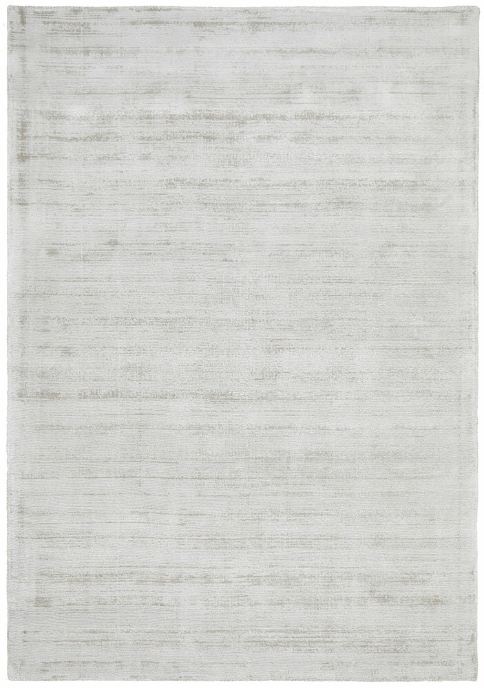 Rug Culture Bliss Medium Silver Viscose Rug 225x155cm - Hand Loomed - BLSSILV225X155