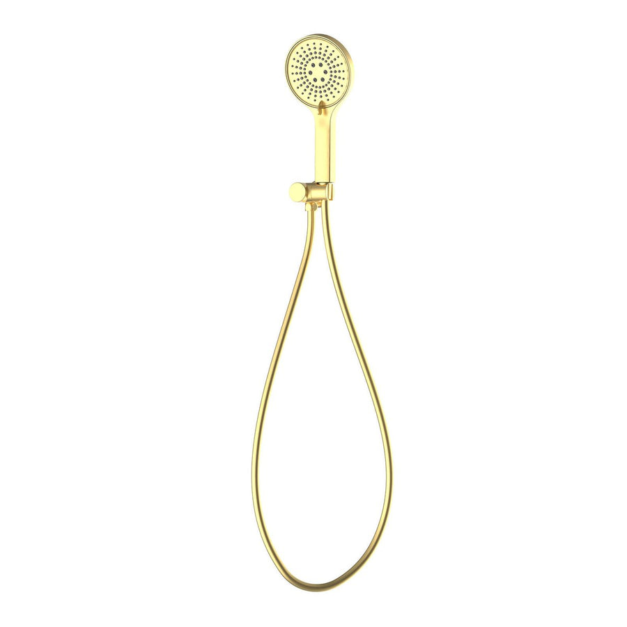 Mondella Resonance 5 Function Hand Shower Set 1.5m - Brushed Brass - WELS 3 Star - SuperSaverAU - view 1