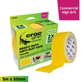 Croc Grip 5m x 50mm Yellow Heavy Duty Anti-Slip Tape
