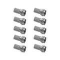 Antsig F59 Twist-On Plug RG6 Cable 10 Pack Nickel Plated Easy Install - SuperSaverAU - view 1