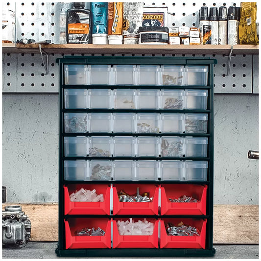 BirdRock Home Multi Parts Bin Organiser 36 Drawers