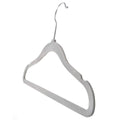 Flocked Kids Hangers 25 Pack, Ultrathin Non-Slip Design, 29 x 20.5 cm, Grey - SuperSaverAU - view 2