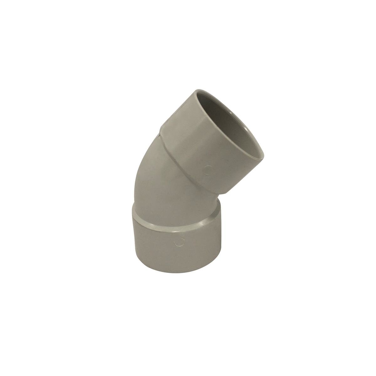 Holman 80mm 45 Degree Plain Female Bend PVC Connection Sewer Use - SuperSaverAU - view 1