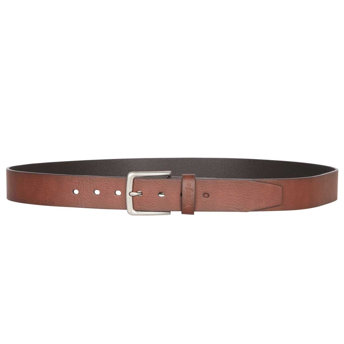 Wrangler Men's Leather Belt Brown