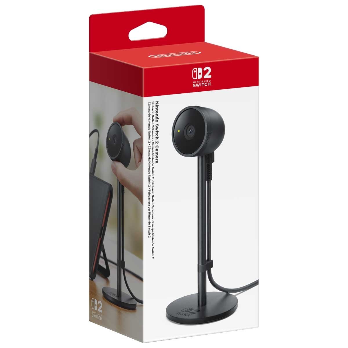 Nintendo Switch 2 Wide Angle Webcam Adjustable USB-C Video Chat Camera