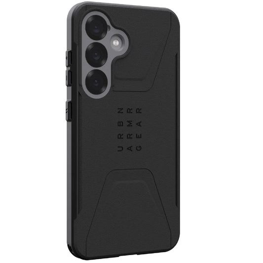 UAG Civilian Magnetic Samsung Galaxy S25 5G Rugged Case Black MPA-USGS25CLCBLK