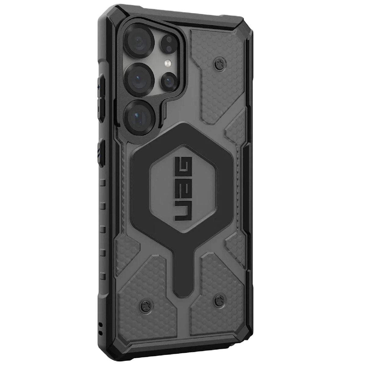 UAG Pathfinder Clear Magnetic Samsung Galaxy S25 Ultra 5G Rugged Case Ash MPA-USGS25UPFCCLA