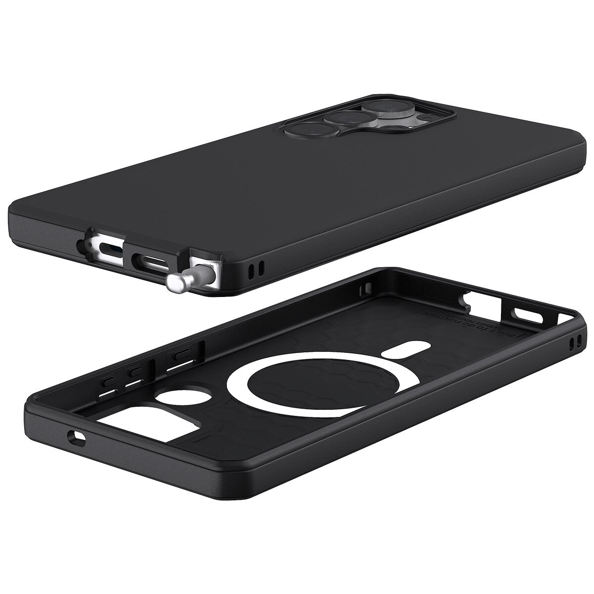 UAG Civilian Magnetic Samsung Galaxy S25 Ultra 5G Rugged Case Black MPA-USGS25UCLCBLK - SuperSaverAU - view 4