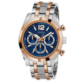 GUESS Resistance Two Tone Men's Watch GW0714G3 Blue & Rose Gold Multifunction Dial 44mm Silver Case - SuperSaverAU - view 2