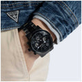 GUESS Men's Watch GW0627G3 Black Dial Multifunction Chronograph 44mm Black IP Stainless Steel Bracelet - SuperSaverAU - view 6