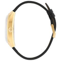 Adidas Originals Edition One Gold Tone Black Strap Watch AOFH22512 - Innovative Design, Gold Tone Trefoil Logo, Stainless Steel Case, Black Leather Strap - SuperSaverAU - view 3