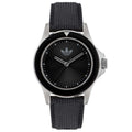 Adidas Originals Expression One AOFH23016 Black Dial Nylon Watch - Glass Bezel, Silver Accents - SuperSaverAU - view 1