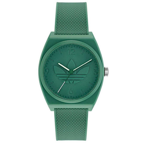 Adidas Originals Green Resin Strap Analogue Watch AOST22032 - Classic design with iconic color palette & playful graphics - SuperSaverAU - view 1