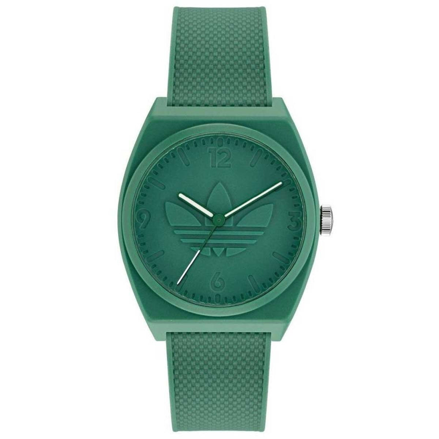 Adidas Originals Green Resin Strap Analogue Watch AOST22032 - Classic design with iconic color palette & playful graphics - SuperSaverAU - view 1