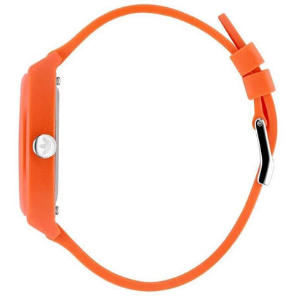 Adidas Originals Orange Resin Strap Watch AOST22562 - Streetwear Style, Iconic Color Palette