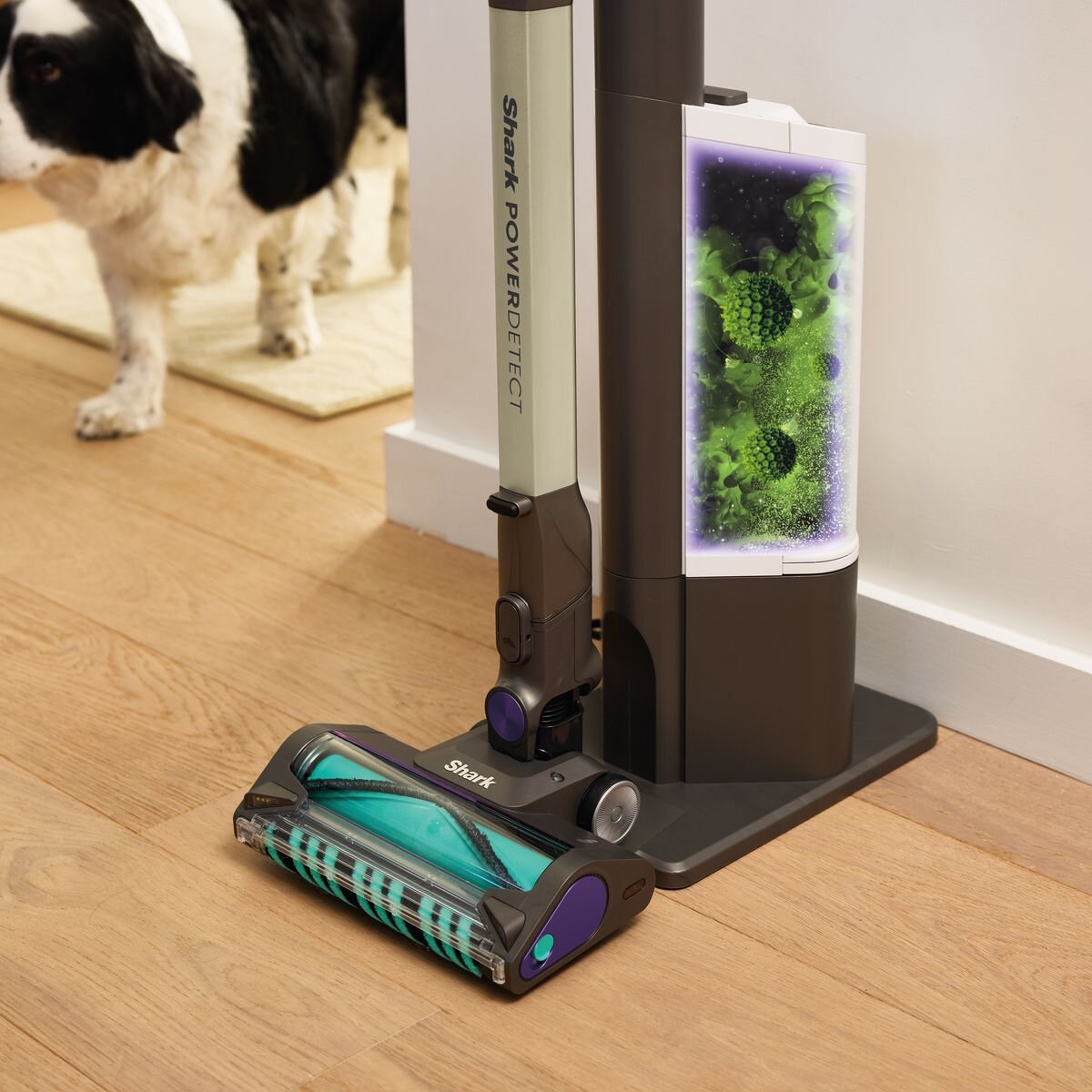 Shark Cordless PowerDetect Clean and Empty System - up to 70 minutes, dirt detection, brass finish - IP3251