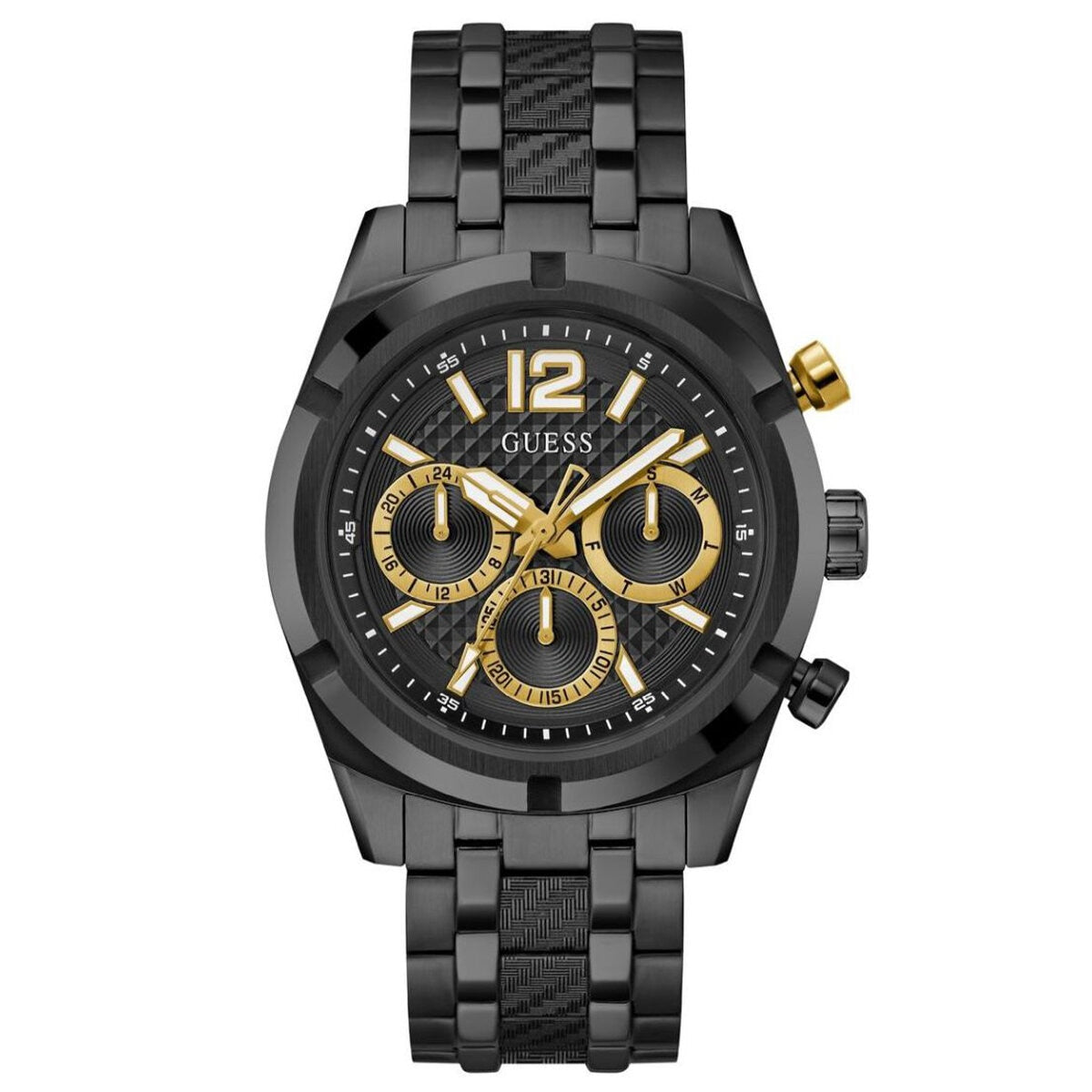 GUESS Resistance Black Link Men's Watch GW0714G4 - SuperSaverAU - view 1