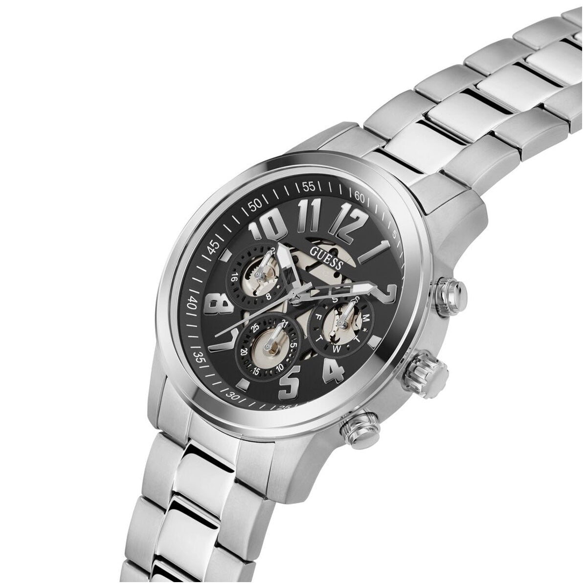 GUESS Parker Silver Tone Multifunction Men's Watch GW0627G1 - SuperSaverAU - view 4
