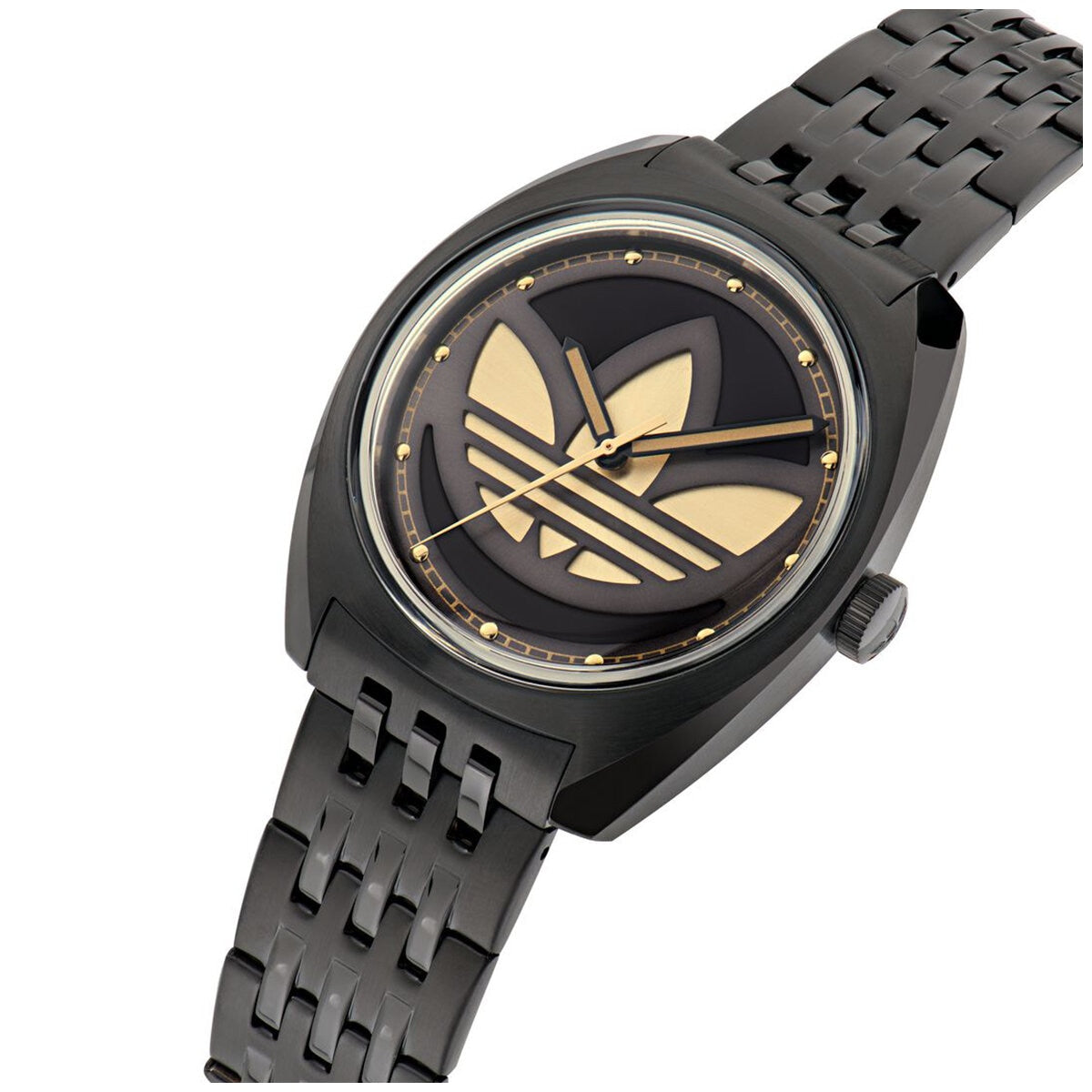 Adidas Originals Edition One Black Tone Stainless Steel Watch AOFH23511