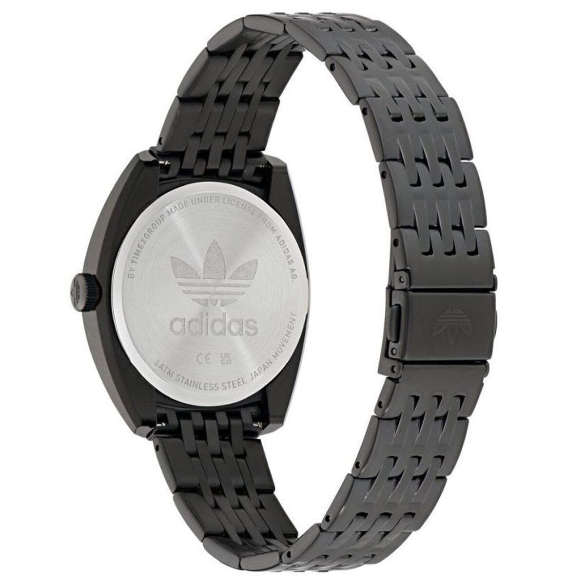 Adidas Originals Edition One Black Tone Stainless Steel Watch AOFH23511