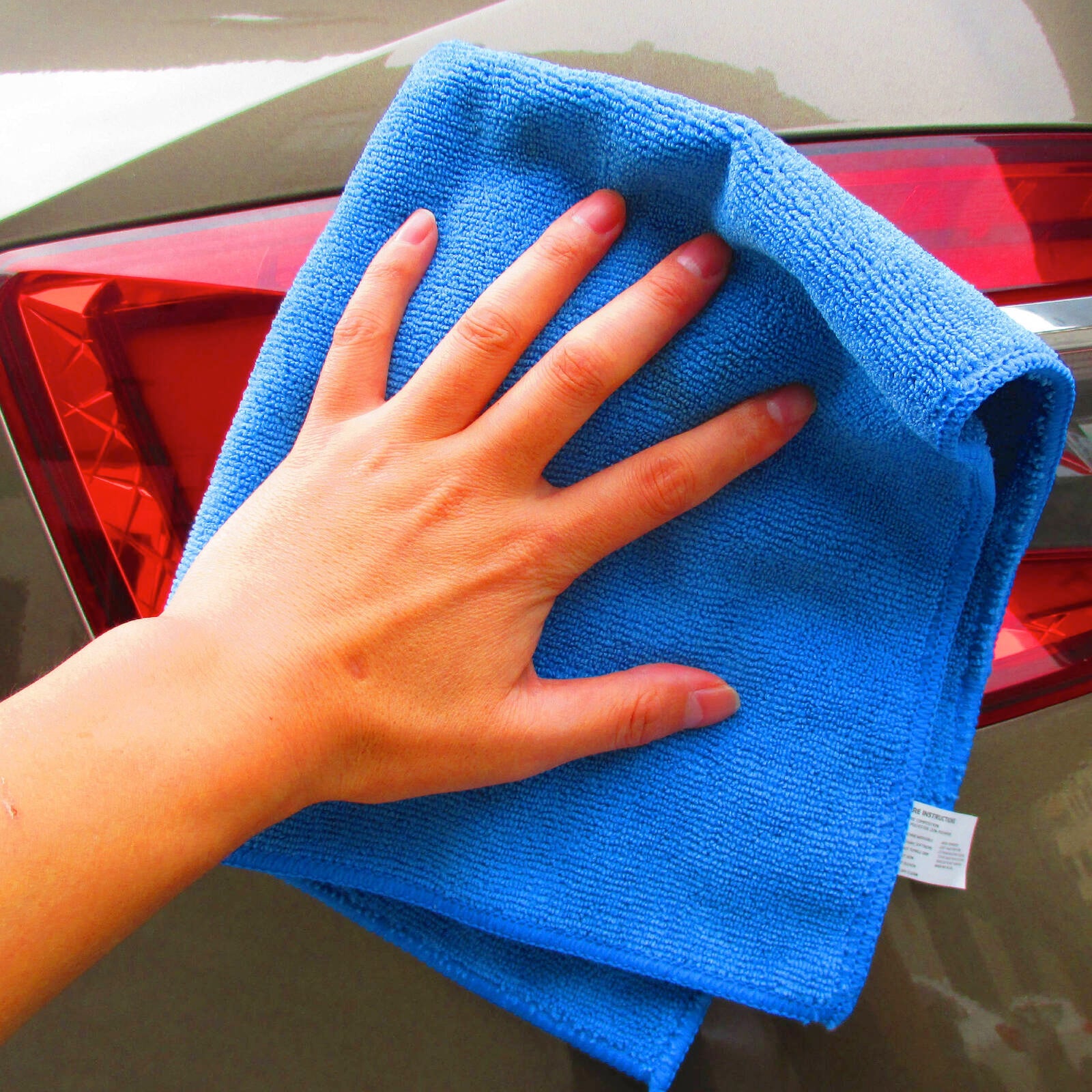 All Set 350gsm 40 x 40cm Microfibre Automotive Cleaning Cloth 12 Pack