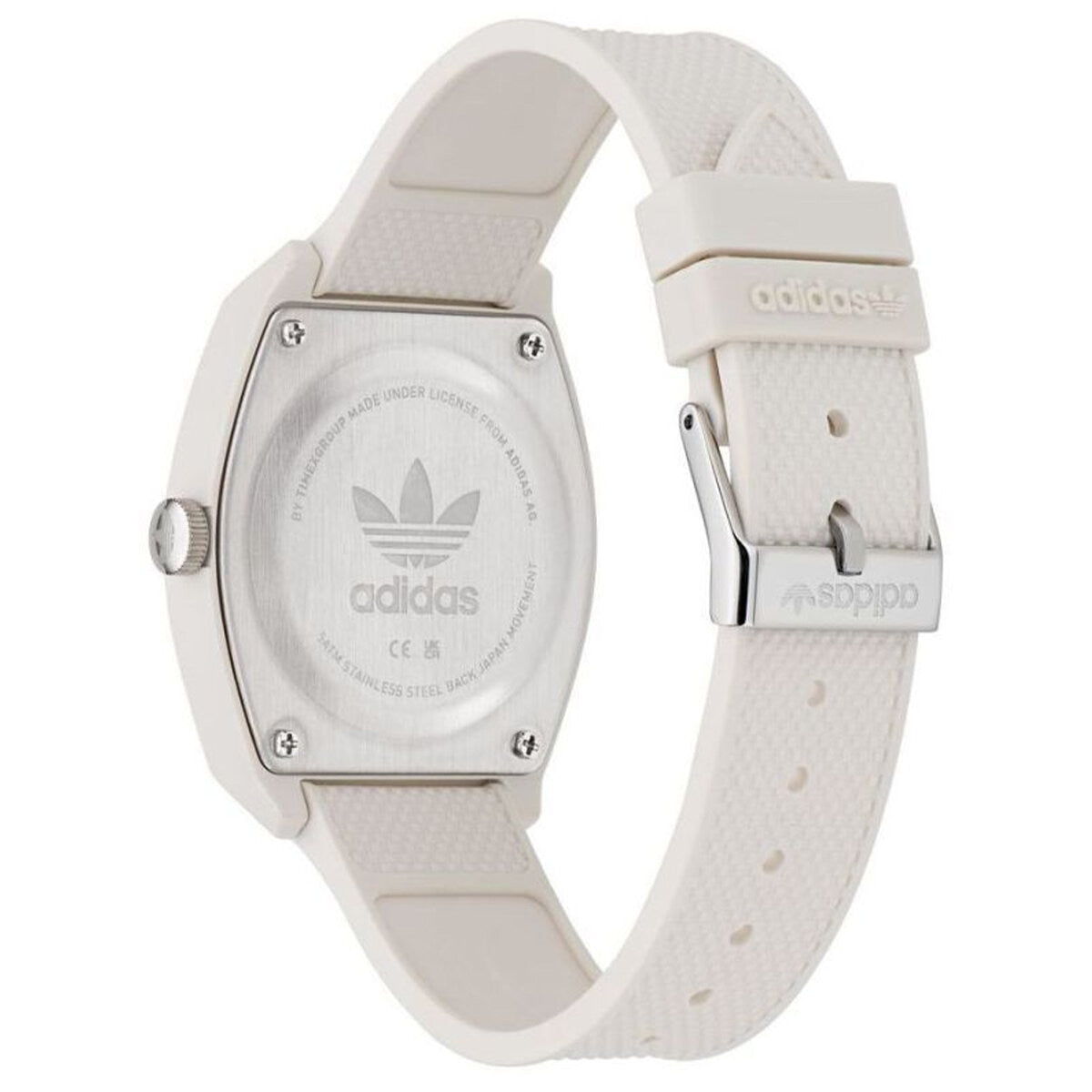Adidas Originals Project Two White Dial Strap Watch AOST23048