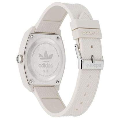 Adidas Originals Project Two White Dial Strap Watch AOST23048