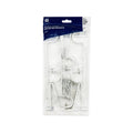Windoware 25-28mm White Double Curtain Rod Bracket 3 Pack - Layering Solution - SuperSaverAU - view 2
