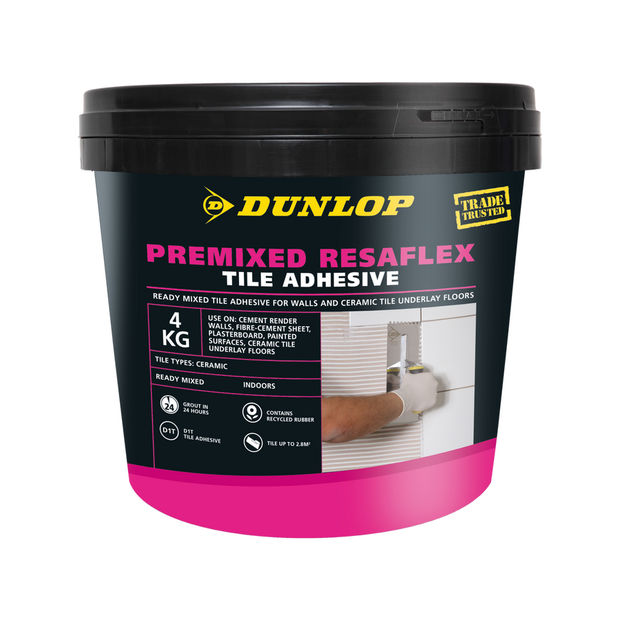 Dunlop Premixed Resaflex - 4kg - Portland Cement - Indoor Use - SuperSaverAU - view 1