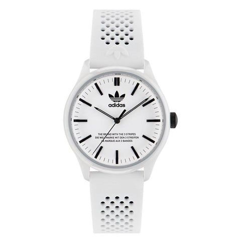 Adidas Originals Code One White Dial Silicone Strap Watch AOSY23030 - SuperSaverAU - view 1