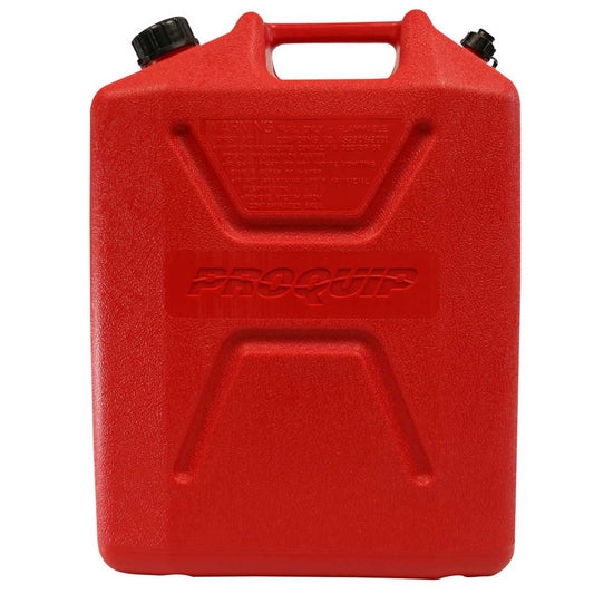 Pro Quip Fast Pour Plastic Fuel Can 20L Unleaded Red