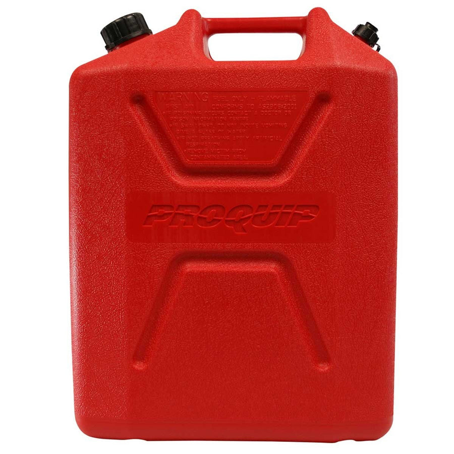 Pro Quip Fast Pour Plastic Fuel Can 20L Unleaded Red - SuperSaverAU - view 1