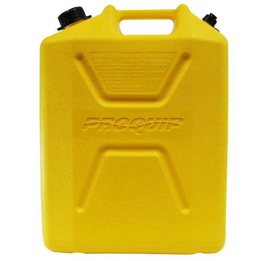Pro Quip Fast Pour Plastic Fuel Can 20L Diesel Yellow