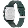 Adidas Originals Green Resin Strap Watch AOST22566 Black Dial Trefoil Logo Analog Streetwear - SuperSaverAU - view 4