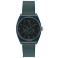 Adidas Originals Green Resin Strap Watch AOST22566 Black Dial Trefoil Logo Analog Streetwear - SuperSaverAU - view 1